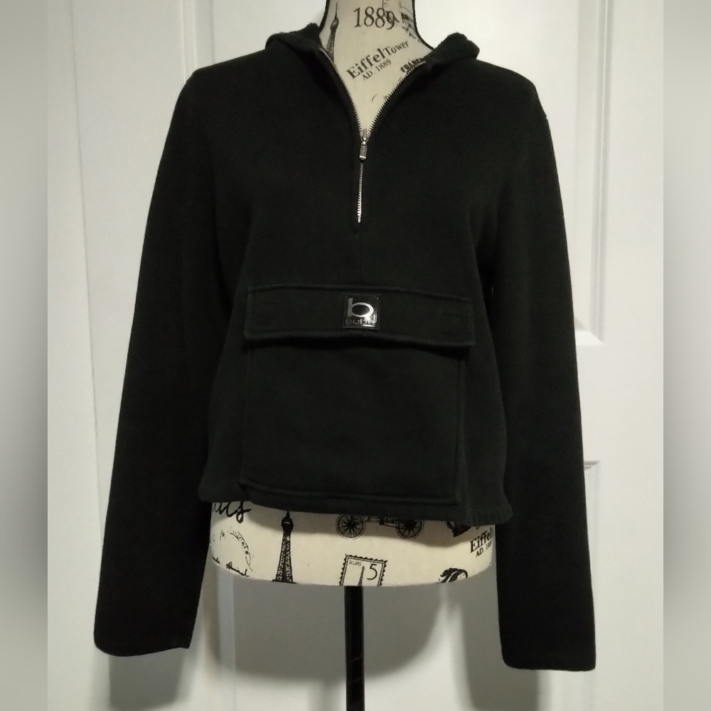 BeBe Hoodie Black Sweatshirt - Size L